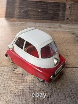 1960s VINTAGE BANDAI TIN LITHO FRICTION BMW ISETTA 300 CAR VEHICLE