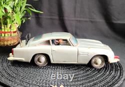 1960s Vintage Gilbert Jamest Bond 007 Aston Martin Battery Operated Car TOY556