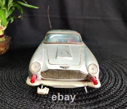 1960s Vintage Gilbert Jamest Bond 007 Aston Martin Battery Operated Car TOY556
