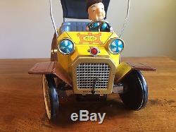 1961 HUBLEY OFFICIAL MR MAGOO CAR BATTERY OPERATED TOY With BOX IOB WORKS