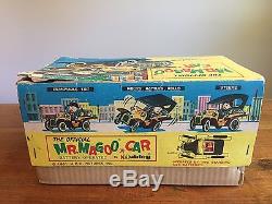 1961 HUBLEY OFFICIAL MR MAGOO CAR BATTERY OPERATED TOY With BOX IOB WORKS