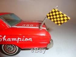 1962 Buick Smoking Champion Racing Car 11 1/2 By Cragstan Of Japan