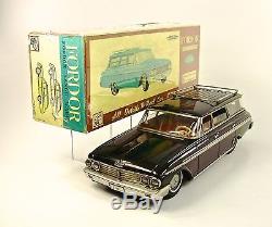 1962 Ford 4-Door Ranch Wagon 12 Japanese Tin Car by ATC NR