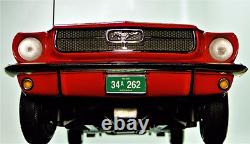 1964 Mustang Ford 112 LARGE SCALE TIN Metal24GT Race1965Car18Hot Rod1969RED1967