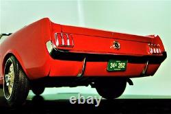 1964 Mustang Ford 112 LARGE SCALE TIN Metal24GT Race1965Car18Hot Rod1969RED1967
