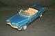1966 Bandai Blue Cadillac Gear Shift Car Tin Litho Electric Battery Powered