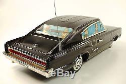 1966 Dodge Charger 15.5 (39.4 cm) Japanese Tin Car with Original Box by TN NR