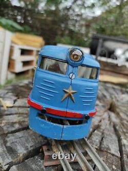 1966! Russia Tin Railway Train Model Pionerskaya Marklin Toy Moskabel car vtg
