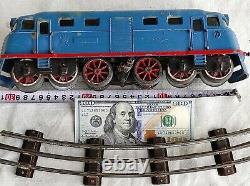 1966! Russia Tin Railway Train Model Pionerskaya Marklin Toy Moskabel car vtg