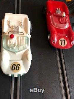 1966 Vintage Strombecker Slot Car HUGE Race Track Collection withManual & Instruct