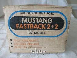 1967 Ford Mustang Fastback Gt 2+2-org-box-wen-mac-b/opp-vintage Toy-16