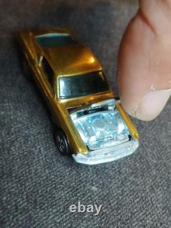 1967 Hot Wheels Redline Custom Mustang Gold- Brown Interior Vintage toy