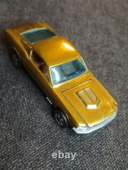 1967 Hot Wheels Redline Custom Mustang Gold- Brown Interior Vintage toy