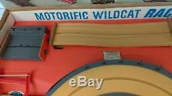 1967 Ideal Motorific Wildcat Racerific Set With Barracuda Car MIB NOS Never Used