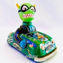 1968 Marx Nutty Mad Crazy Monster, Tin Friction Car, One Owner, Fast Shipping