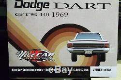 1969 Dodge Dart Gts 440 White Black Int Acme 118 Vintage Street Car Gmp Diecast