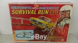 1969 Ideal Motorific Racerific Survival Run Set Triumph Car MIB NOS Never Used