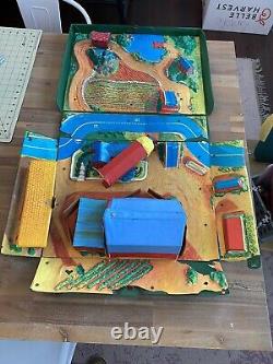 1970 Lesney Matchbox Country Playset Plastic Carry Case Vintage Toy Car Holder