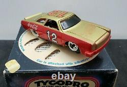 1970's Vintage Toys Rarest Allison #12 Coca Cola Chevelle Tyco Pro Slot Car