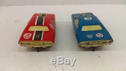 1972 Sears 4-On-The-Floor Funny Car Drag Strip With 2 Dodge Challenger Slot Cars