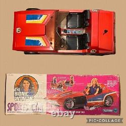 1977 KENNER BIONIC WOMAN SPORTS CAR BOX Vintage Collectible Barbie Style Toy