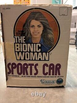 1977 KENNER BIONIC WOMAN SPORTS CAR BOX Vintage Collectible Barbie Style Toy