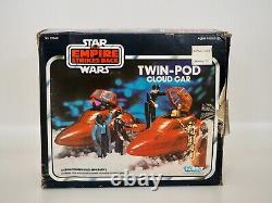 1980 Star Wars ESB Empire Cloud Car Vehicle Vintage Toy Mint with Box, Insert