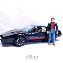 1983 KNIGHT RIDER KITT 2000 & MICHAEL Vintage Kenner Action Figure Trans Am Car