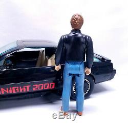 1983 KNIGHT RIDER KITT 2000 & MICHAEL Vintage Kenner Action Figure Trans Am Car