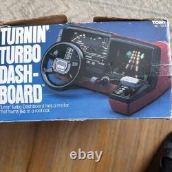 1983 Vintage Tomy Turnin' Turbo Dashboard Driving Game Tested Working