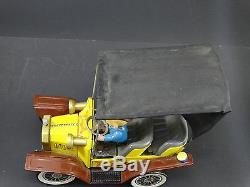 2 Vintage 1961 Hubley Mr Magoo Japan Tin Litho Battery Friction Car Toy Box Lot
