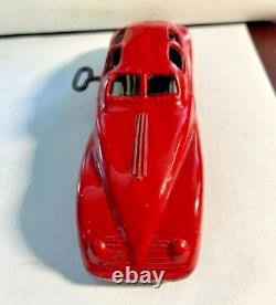 #2786 1930's Japanese AirFlow Wind Up Toy Car 6 Long in Excellent Condition