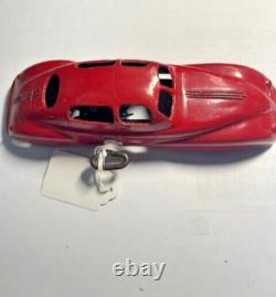 #2786 1930's Japanese AirFlow Wind Up Toy Car 6 Long in Excellent Condition