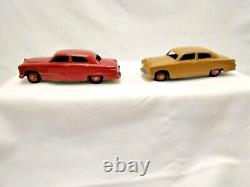 2X Vintage 4-Inch Dinky Toys 1950 Ford Sedan Original Paint MADE IN ENGLAND