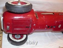 #301 CHAMPION RACE CAR 1950s LARGE TIN BATTERY TOY MODERN TOYS JAPAN WORKS