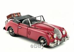 32CM Handmade Antique 1595 XK150 Roadster Sports Car Tin Metal Reproduction