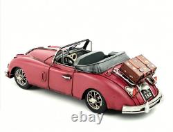32CM Handmade Antique 1595 XK150 Roadster Sports Car Tin Metal Reproduction