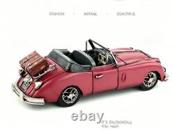 32CM Handmade Antique 1595 XK150 Roadster Sports Car Tin Metal Reproduction