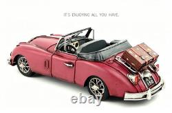 32CM Handmade Antique 1595 XK150 Roadster Sports Car Tin Metal Reproduction