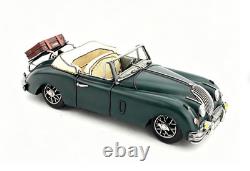 32CM Handmade Antique 1595 XK150 Speedster Sports Car Tin Metal Reproduction
