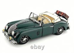 32CM Handmade Antique 1595 XK150 Speedster Sports Car Tin Metal Reproduction