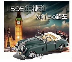 32CM Handmade Antique 1595 XK150 Speedster Sports Car Tin Metal Reproduction