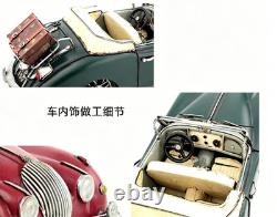 32CM Handmade Antique 1595 XK150 Speedster Sports Car Tin Metal Reproduction