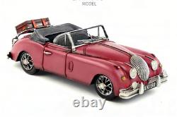 32CM Handmade Antique 1595 XK150 Sports Car Tin Metal Reproduction Model