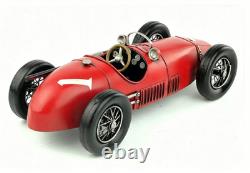32CM Handmade Antique 1952 500F2 Sports Car Tin Metal Reproduction Model