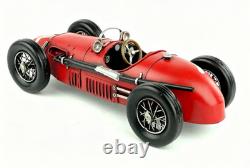 32CM Handmade Antique 1952 500F2 Sports Car Tin Metal Reproduction Model