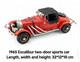 32CM Handmade Antique 1965 Excalibur Sports Car Tin Metal Reproduction Model