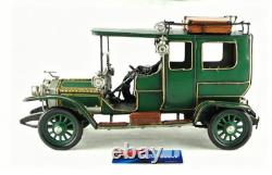 34CM Handmade Antique 1907 Vintage Car Vehicle Tin Metal Reproduction Model