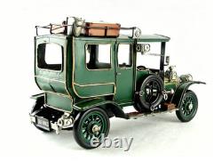 34CM Handmade Antique 1907 Vintage Car Vehicle Tin Metal Reproduction Model