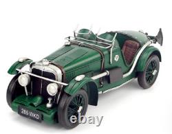 35CM Handmade Antique 1933 MG L-TYPE Sports Car Tin Metal Reproduction Model